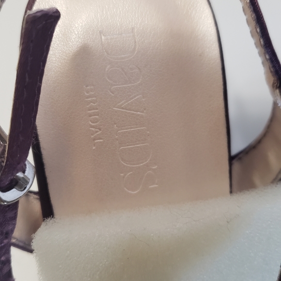 David's bridal sandal size 7.5 New never worn - Picture 5 of 7